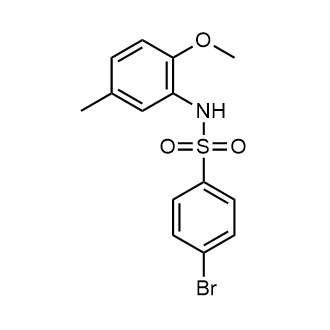 4-Bromo-N-(2-methoxy-5-methylphenyl)benzenesulfonamide Structure