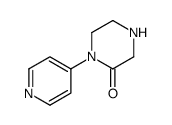 Piperazinone, 1-(4-pyridinyl)- (9CI) structure