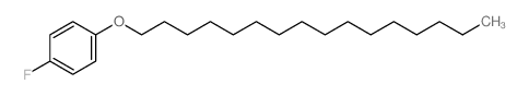 Benzene,1-fluoro-4-(hexadecyloxy)-结构式