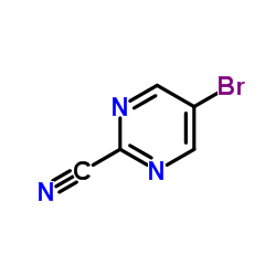 5-Bromo-2-pyrimidinecarbonitrile structure