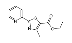 ETHYL 4-METHYL-2-(PYRIDIN-2-YL)THIAZOLE-5-CARBOXYLATE Structure