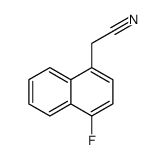 2-(4-fluoronaphthalen-1-yl)acetonitrile Structure