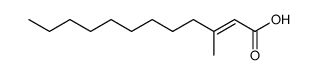 (E)-3-methyldodec-2-enoic acid结构式