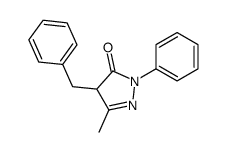 4-benzyl-5-methyl-2-phenyl-4H-pyrazol-3-one Structure