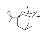 1-Acetyl-3,5-dimethyl Adamantane结构式