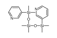 bis[[dimethyl(pyridin-3-yl)silyl]oxy]-dimethylsilane结构式