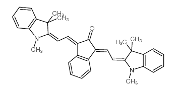 1,3-BIS[(E)-2-(1,3,3-TRIMETHYL-1,3-DIHYDRO-2H-INDOL-2-YLIDENE)ETHYLIDENE]-1,3-DIHYDRO-2H-INDEN-2-ONE Structure