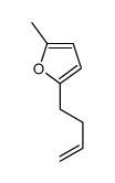 2-but-3-enyl-5-methylfuran Structure