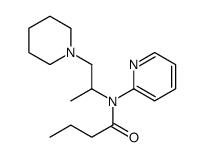 N-(1-piperidin-1-ylpropan-2-yl)-N-pyridin-2-ylbutanamide结构式