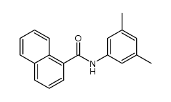 N-(3,5-dimethylphenyl)-1-naphthamide Structure