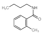 N-butyl-2-methyl-benzamide Structure