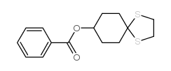 1,4-Dithiaspiro[4.5]dec-8-yl benzoate structure