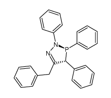 5-benzyl-2,3t,4r-triphenyl-3,4-dihydro-2H-[1,2,3]diazaphosphole Structure