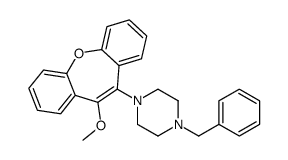 1-benzyl-4-(5-methoxybenzo[b][1]benzoxepin-6-yl)piperazine Structure