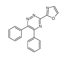 2-(5,6-diphenyl-1,2,4-triazin-3-yl)-1,3-oxazole Structure