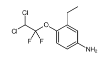 4-(2,2-dichloro-1,1-difluoroethoxy)-3-ethylaniline Structure