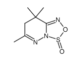 6,8,8-trimethyl-7,8-dihydro-[1,2,3,5]oxathiadiazolo[3,4-b]pyridazine 3-oxide结构式