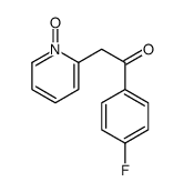 1-(4-fluorophenyl)-2-(1-oxidopyridin-1-ium-2-yl)ethanone Structure