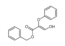 benzyl 3-hydroxy-2-phenoxyprop-2-enoate结构式