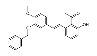 2-acetyl-3-<2-(3-benzyloxy-4-methoxyphenyl)ethenyl>-phenol Structure