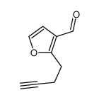 3-Furancarboxaldehyde, 2-(3-butynyl)- (9CI) Structure