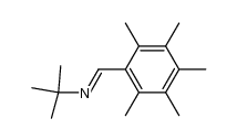 (E)-2-methyl-N-(2,3,4,5,6-pentamethylbenzylidene)propan-2-amine Structure