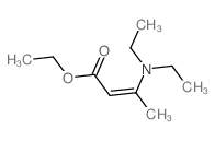 2-Butenoic acid,3-(diethylamino)-, ethyl ester, (Z)- (9CI) structure