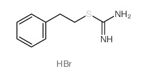 phenethylsulfanylmethanimidamide Structure