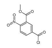 methyl 5-carbonochloridoyl-2-nitrobenzoate Structure