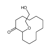 2-(2-hydroxyethoxy)cyclododecan-1-one Structure