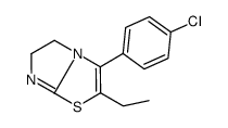 3-(4-chlorophenyl)-2-ethyl-5,6-dihydroimidazo[2,1-b][1,3]thiazole Structure