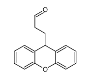 3-(9H-xanthen-9-yl)propanal Structure