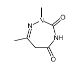 2,7-dimethyl-2,6-dihydro-[1,2,4]triazepine-3,5-dione Structure