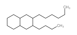 Naphthalene, 2-butyl-3-hexyldecahydro-结构式