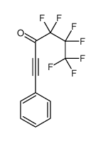 4,4,5,5,6,6,6-heptafluoro-1-phenylhex-1-yn-3-one Structure