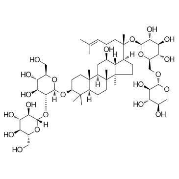 Ginsenoside Rb3 structure