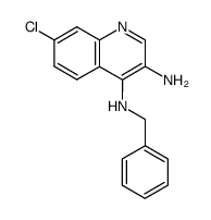 N4-benzyl-7-chloroquinoline-3,4-diamine Structure