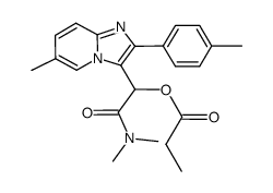 α-hydroxy-zolpidem-O-propionate结构式