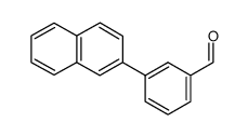 3-NAPHTHALEN-2-YL-BENZALDEHYDE structure