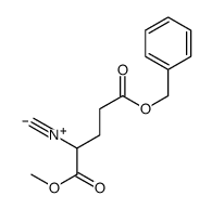 2-ISOCYANO-4-BENZYLOXYCARBONYLBUTYRIC ACID METHYL ESTER structure