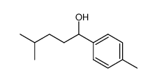 4-methyl-1-(4-methylphenyl)-1-pentanol Structure