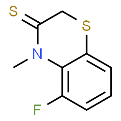 2H-1,4-Benzothiazine-3(4H)-thione,5-fluoro-4-methyl- Structure