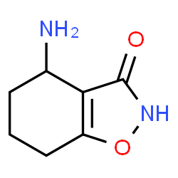 1,2-Benzisoxazol-3(2H)-one,4-amino-4,5,6,7-tetrahydro-,(4S)-(9CI)结构式