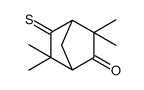 3,3,6,6-Tetramethylbicyclo[2.2.1]heptane-2-one-5-thione结构式