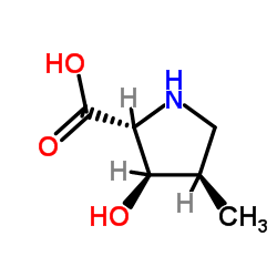 D-Proline, 3-hydroxy-4-methyl-, (3R,4R)- (9CI) structure