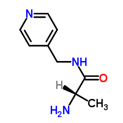 N-(4-Pyridinylmethyl)alaninamide Structure