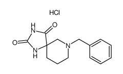 7-benzyl-1,3,7-triazaspiro-[4,5]-decane-2,4-dione hydrochloride Structure