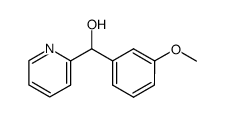 (3-methoxyphenyl)(pyridin-2-yl)methanol Structure