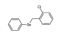 o-chlorobenzyl phenyl selenide结构式