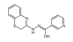 N'-(2H-1,4-benzothiazin-3-yl)pyridine-3-carbohydrazide结构式